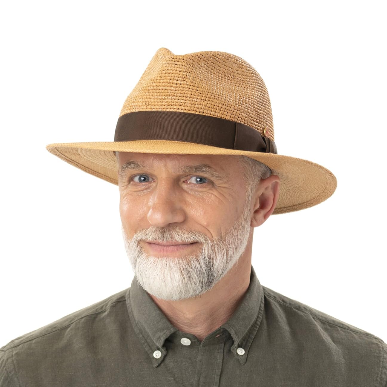 Ricardo Men's Crochet Panama Hat - Handmade in EU - Perfect for Summer Beach Vacations & Outdoor Events
