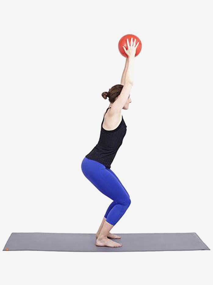 Yogamatters 23cm Red Exercise Ball for Yoga, Pilates & Core Workouts - Perfect for Home Gym, Fitness & Physical Therapy