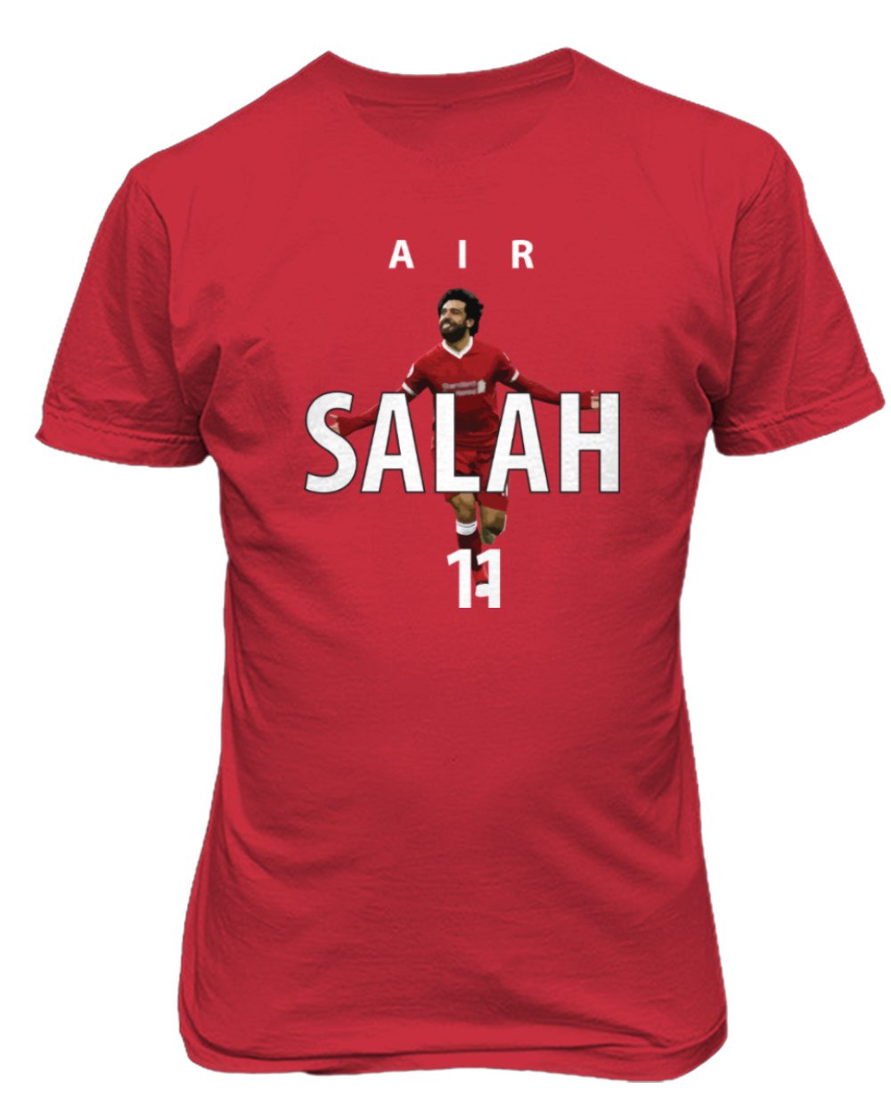 Mohamed Salah Men's T-Shirt - Spark Apparel AIR Salah 11 Football Jersey - Comfortable Soccer Shirt for Fans, Training & Match Days