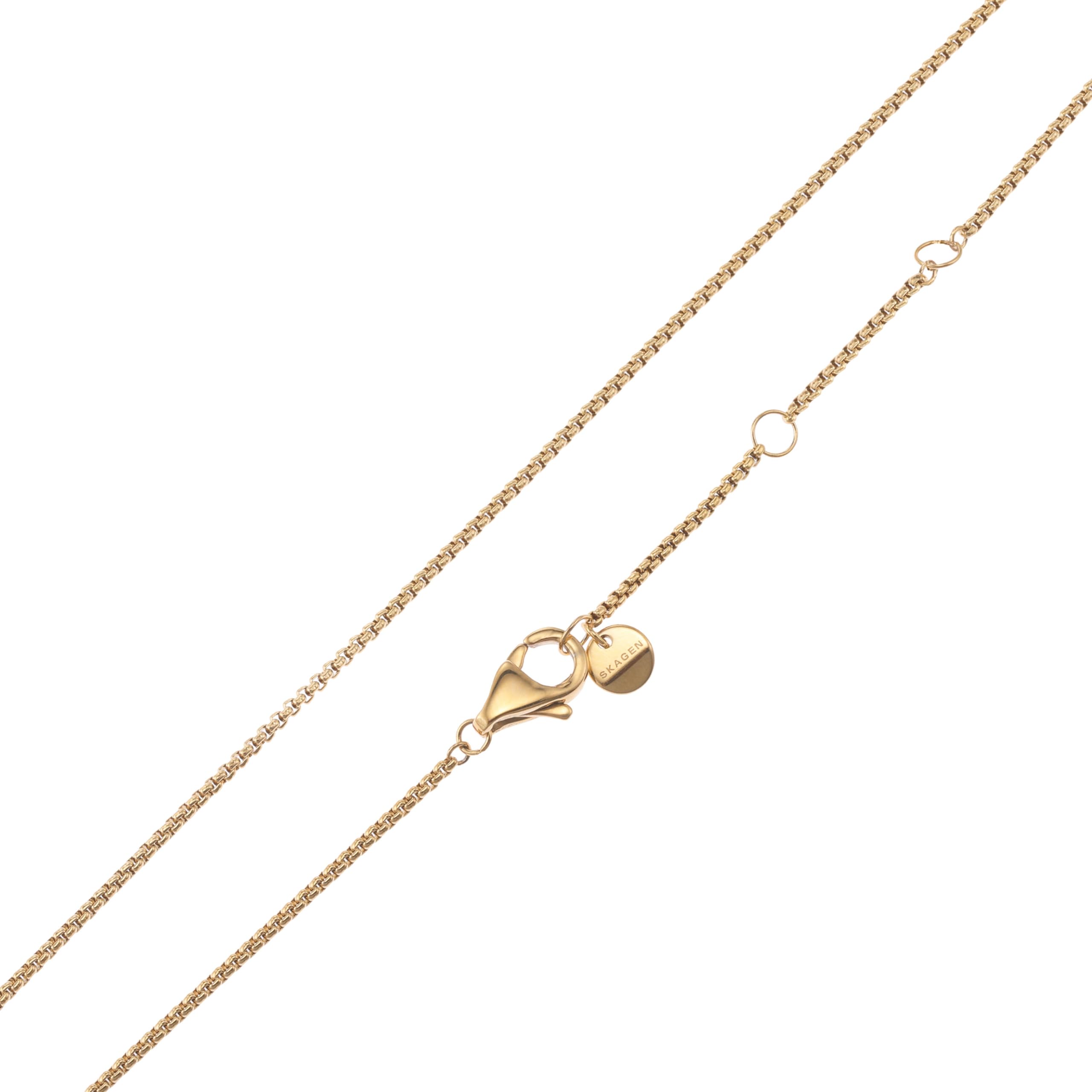 Skagen Women's Kariana Gold Pendant Necklace SKJ1725710 - Elegant Jewelry Gift for Her, Perfect for Date Nights & Special Occasions