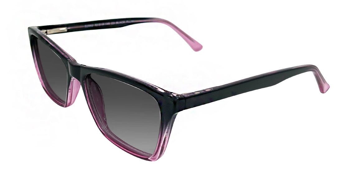 Stylish Black Plum Sunglasses S2862 for Women - UV Protection, Polarized, Fashionable Eyewear for Outdoor Activities, Beach, and Driving