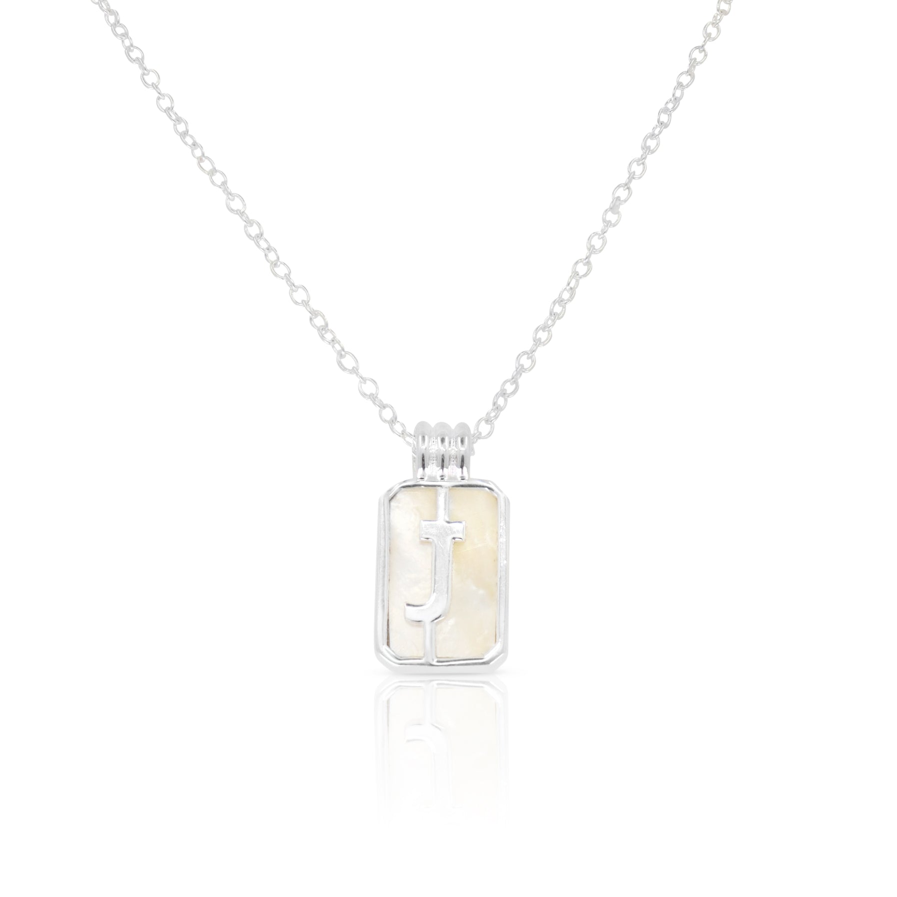 Initial A to Z Silver Necklace for Women - Personalized Alphabet Pendant Jewelry Gift for Her - Perfect for Birthdays, Anniversaries & Everyday Wear