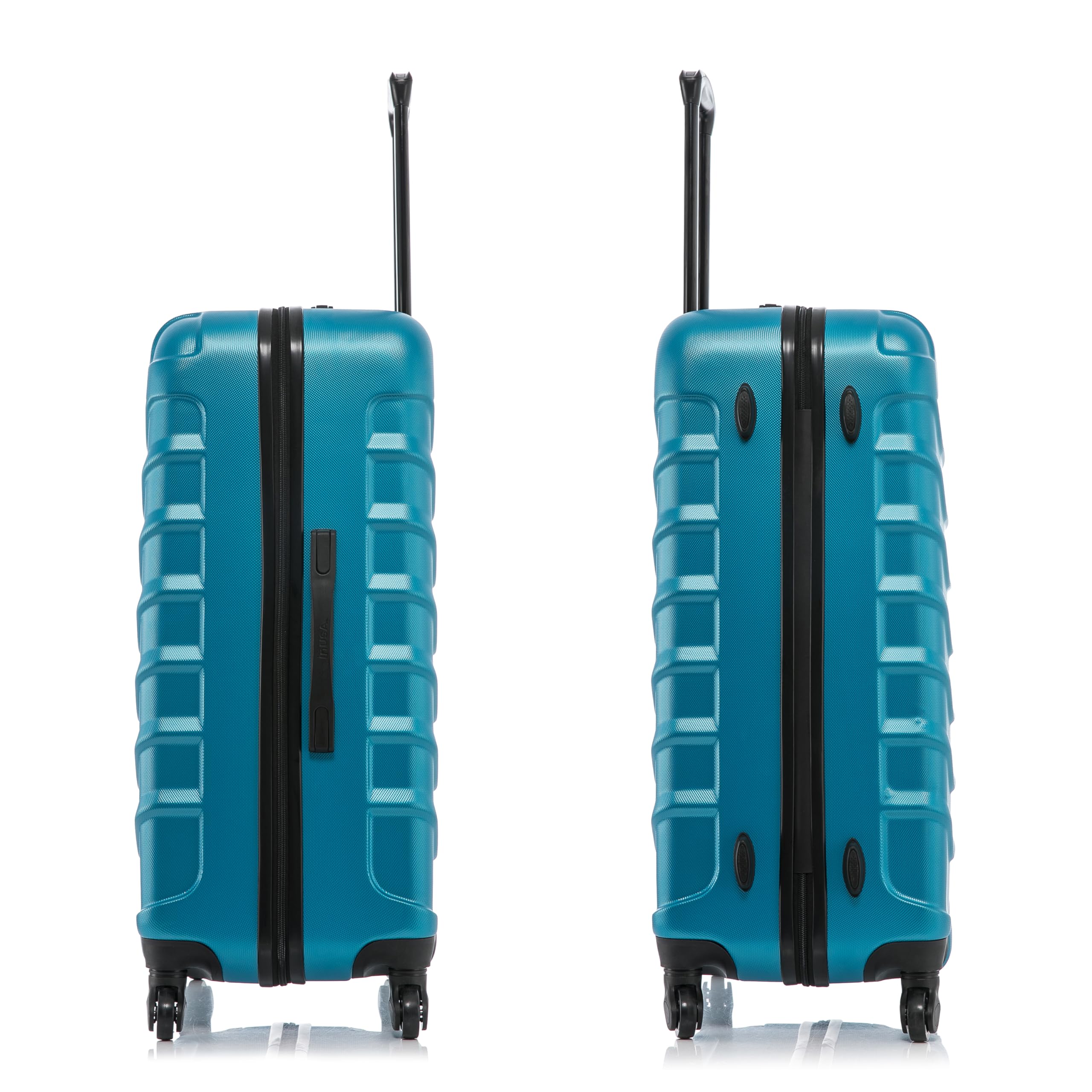 InUSA ENDURANCE 3-Piece Hardshell Luggage Set with Spinner Wheels (20in, 24in, 28in) - Lightweight Durable Teal Suitcase for Travel, Business Trips & Family Vacations