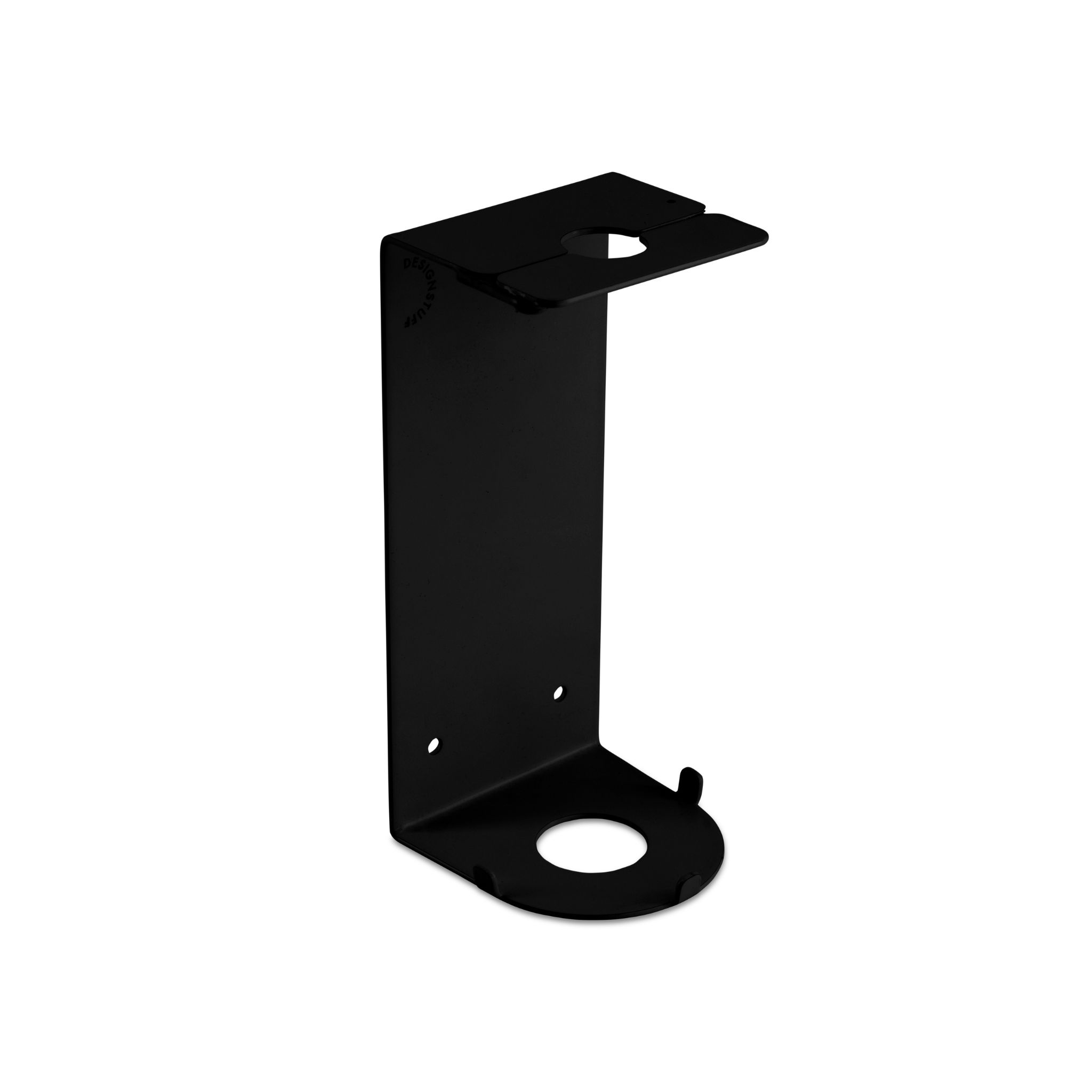 DESIGNSTUFF Lockable Soap Dispenser Holder - 500ml Single Wall Mount - Black | Bathroom & Kitchen Organizer for Liquid Soap & Hand Sanitizer