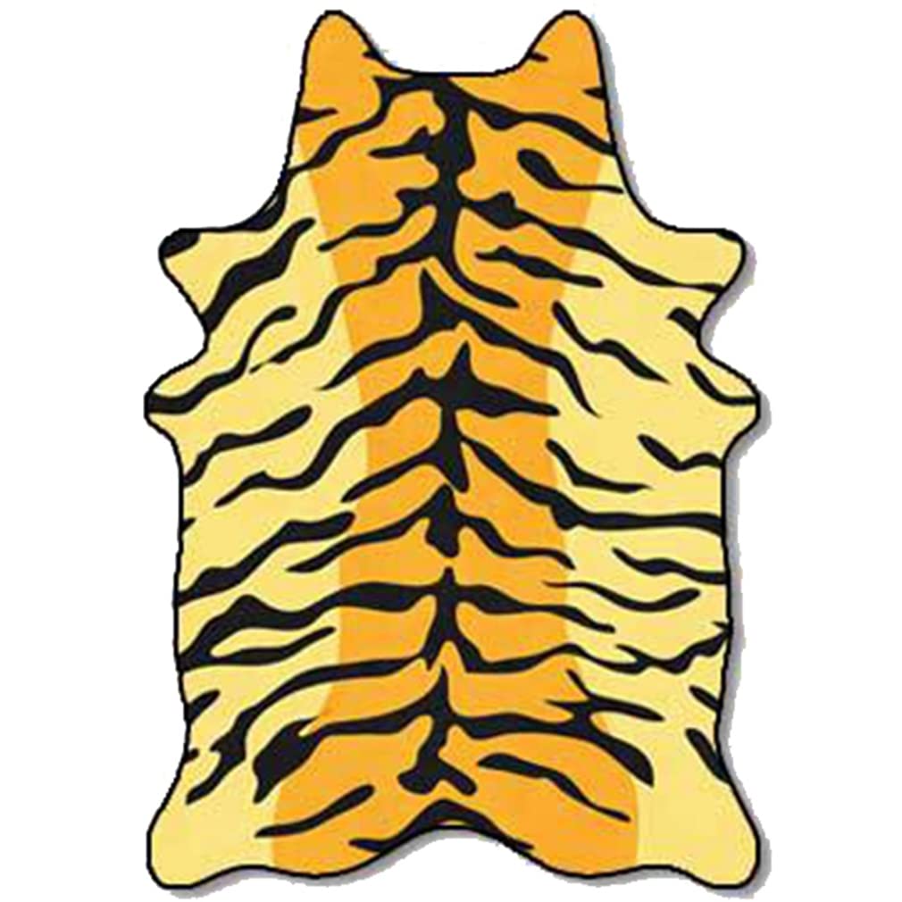 Premium Tiger Print Area Rug 5'x8' - Non-Slip Indoor/Outdoor Carpet for Bedroom, Living Room, Kitchen & Home Office - Soft Non-Shedding Floor Mat with Animal Print Design - Perfect for Cozy Décor, Pet-Friendly Spaces and High-Traffic Areas