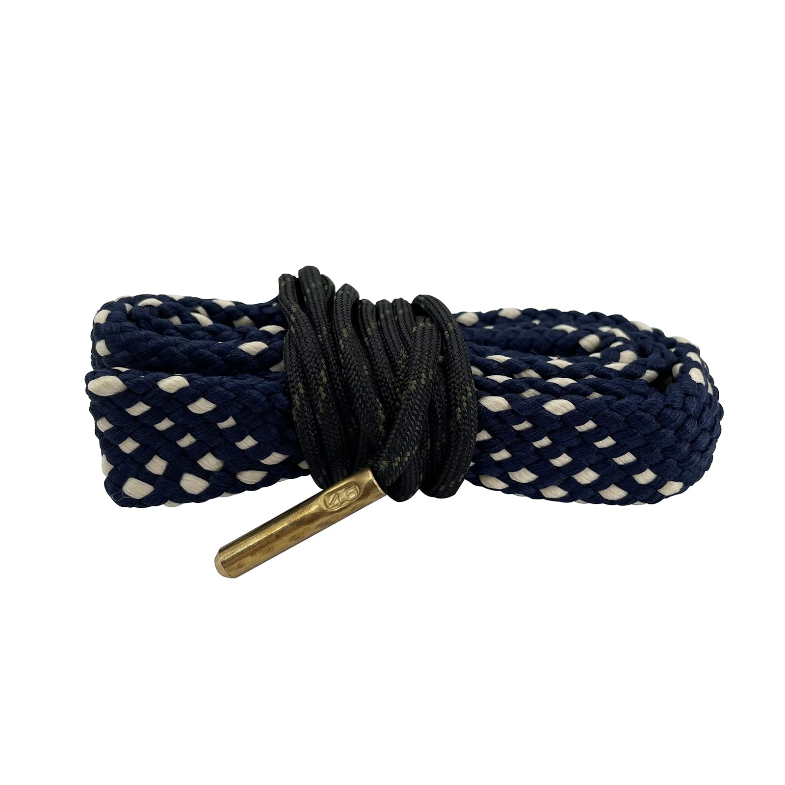 2 Pack Gun Cleaning Snake Rope - Universal Bore Brush for Pistol, Handgun, Shotgun - Fits .22, .223, 5.56mm, .380, 9mm, 12GA, .308, .357, .44, .45 Caliber - Perfect for Rifle Maintenance & Hunting Gear Accessories