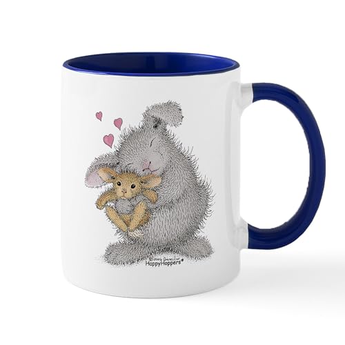 White/Navy Inside - Love Bunny Mug