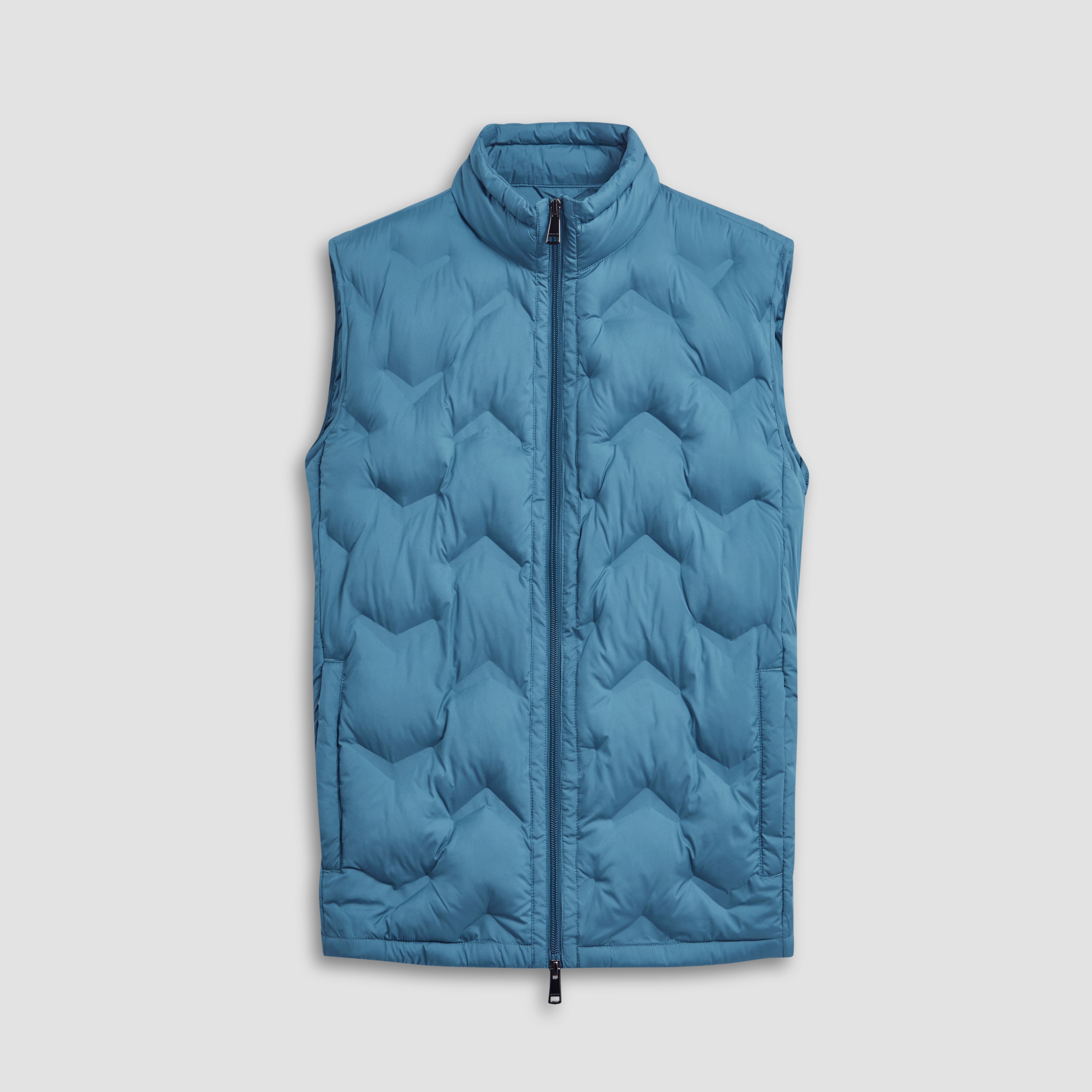 Chevron Quilted Puffer Vest for Women - Lightweight Winter Jacket with Stylish Diamond Stitch Design | Perfect for Outdoor Activities, Hiking & Casual Wear