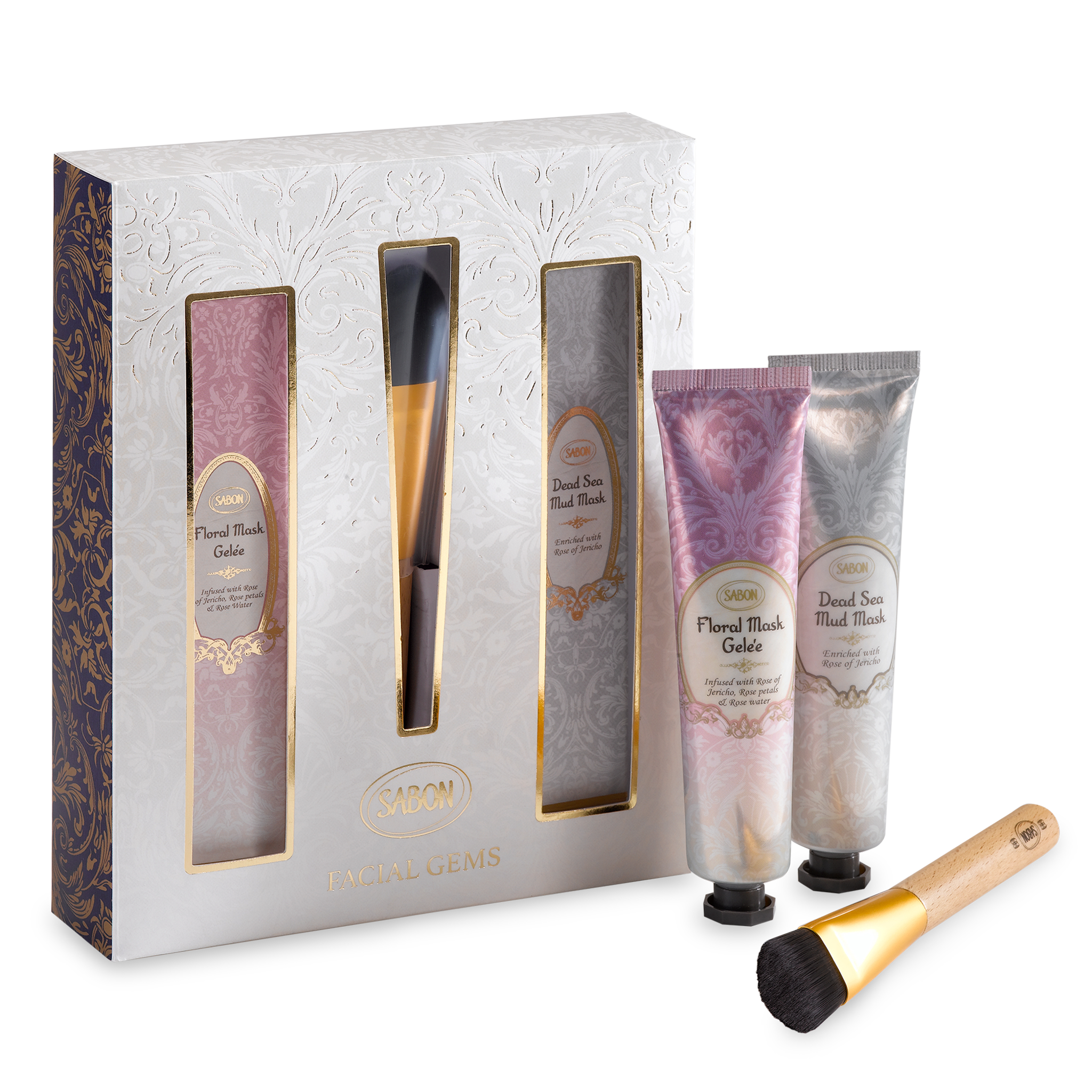 Facial Gems Gift Set - Complete Face Care Kit by SABON | Skincare Routine Essentials for Glowing Skin | Perfect for Spa Days & Self-Care Gifts