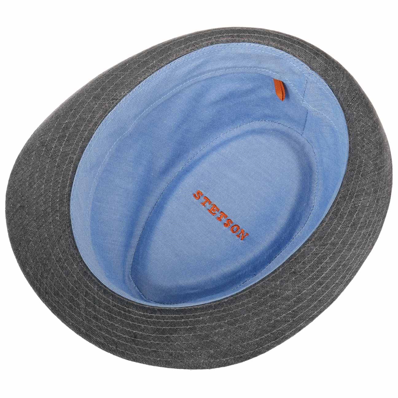 Stetson Geneva Linen Trilby Hat for Men - Classic Summer Fedora with Brim - Perfect for Outdoor Events, Weddings & Beach Vacations