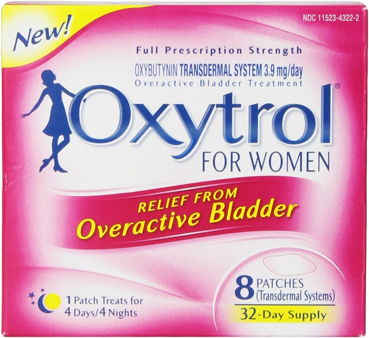 Women's Pain Relief Patches - 8 Patches (32-Day Supply) - Pack of 2 for Muscle & Joint Pain Relief - Perfect for Workout Recovery, Office Work & Daily Comfort