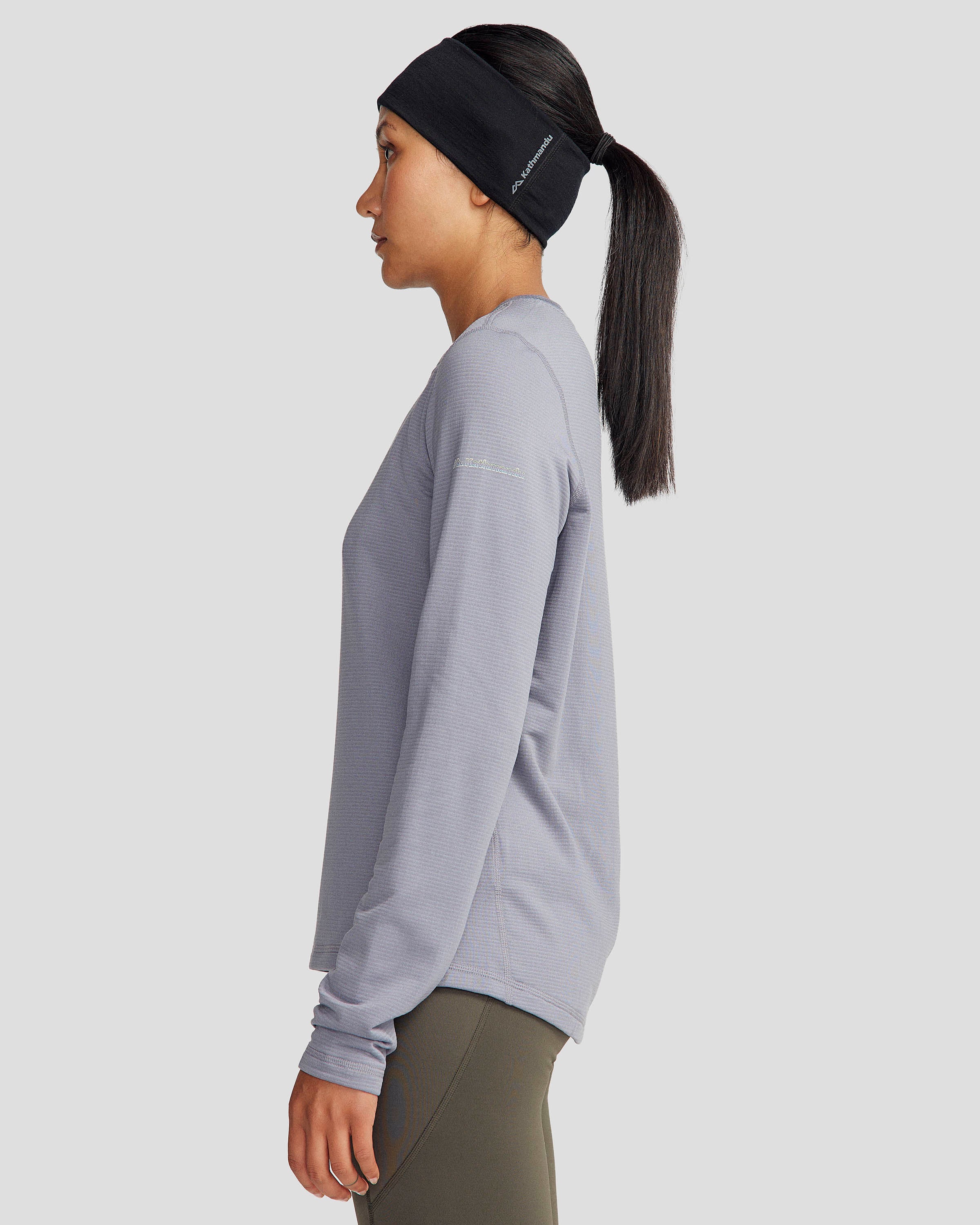 Women's Seeker Fleece Long Sleeve Top - Soft Thermal Winter Shirt for Hiking & Outdoor Activities - Dark Haze