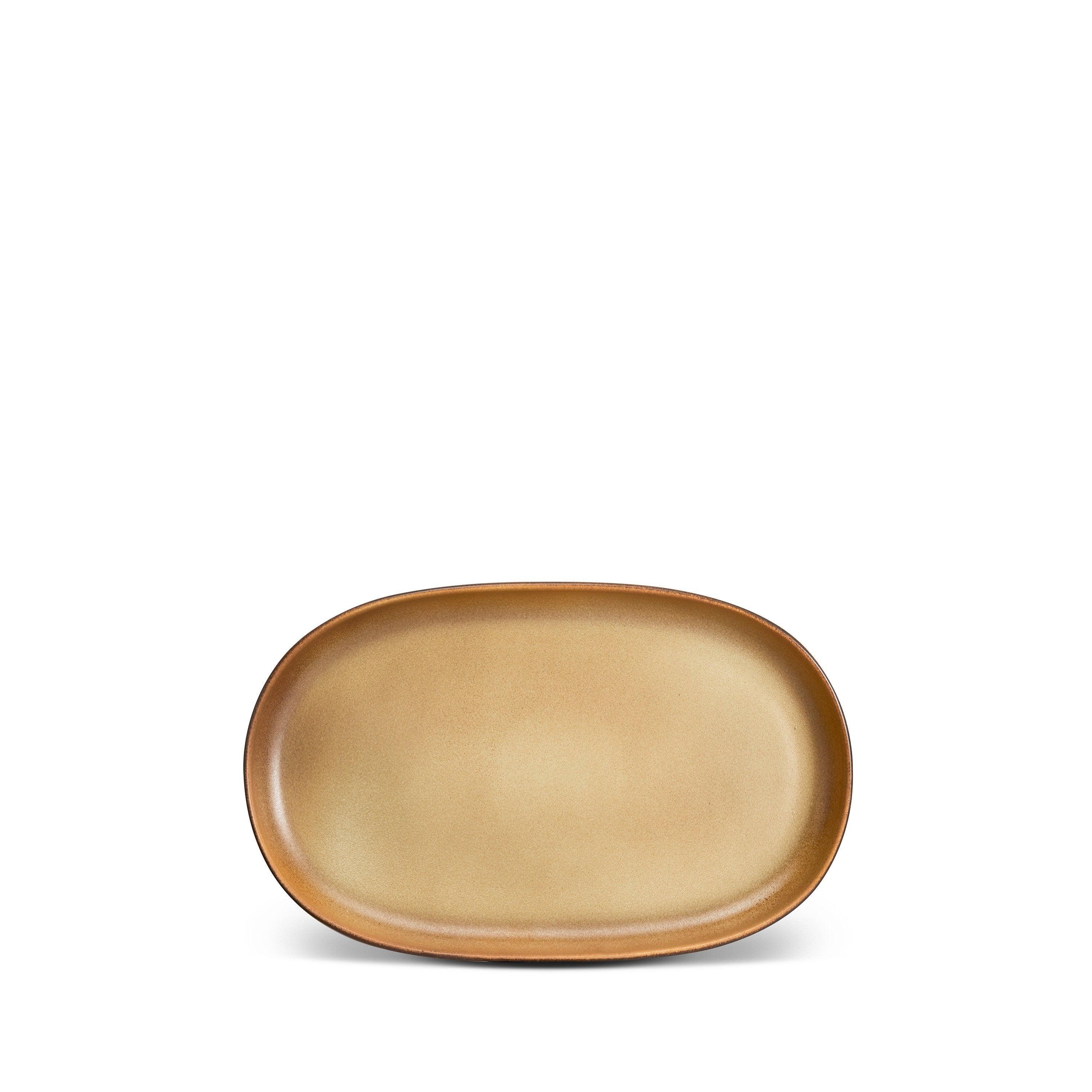 Handmade Terra Oval Platter - Premium Leather Serving Tray for Cheese, Charcuterie & Entertaining | Rustic Tableware for Dinner Parties, Weddings & Home Decor