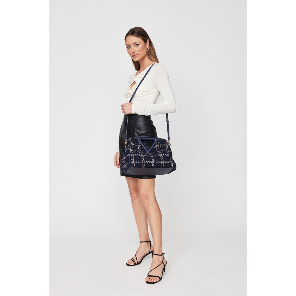 Natasha Tweed Crossbody Bag for Women - Stylish & Lightweight Shoulder Purse - Perfect for Work, Travel & Everyday Use