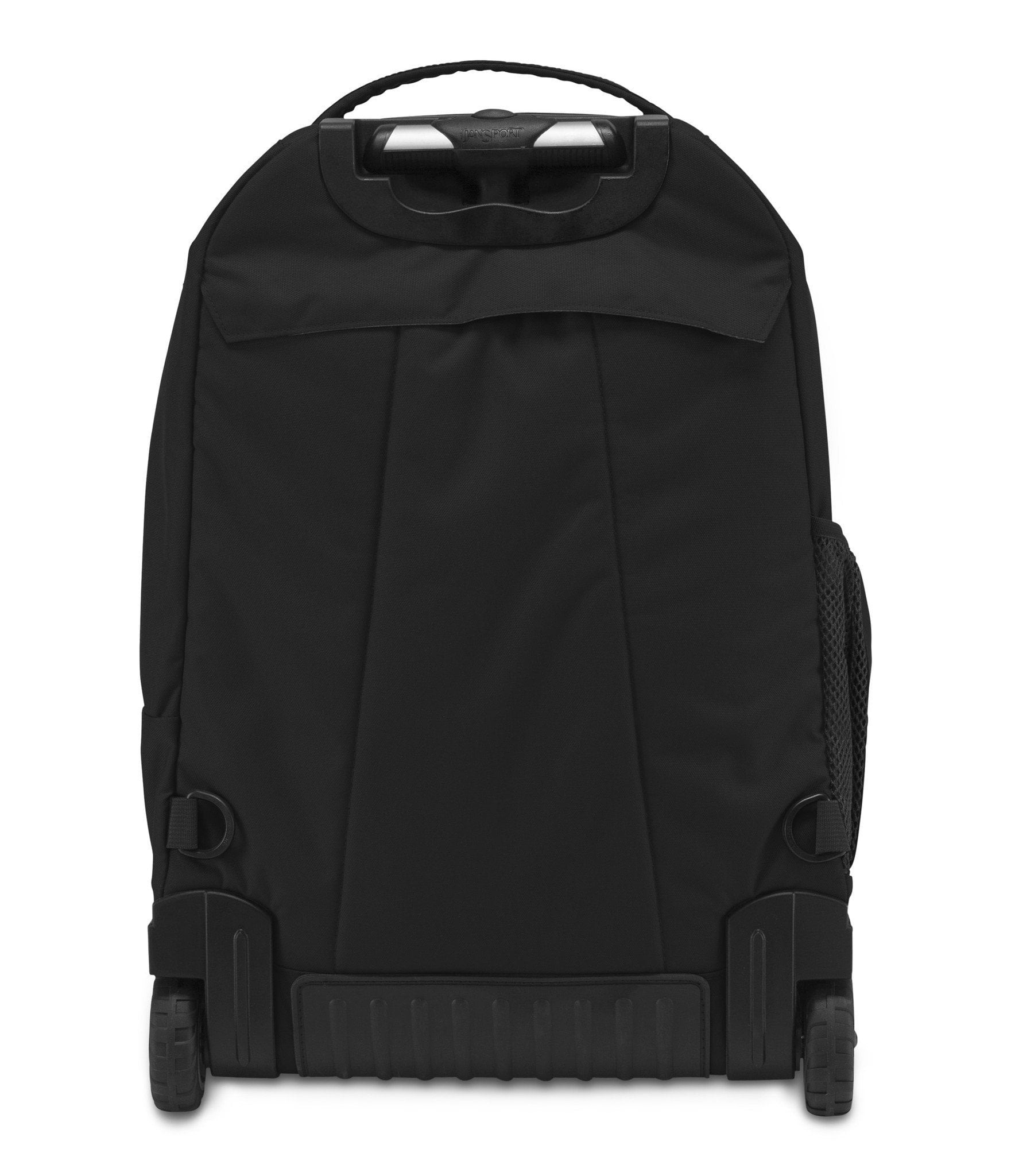 Jansport Driver 8 Wheeled Backpack - Black | Durable Rolling Backpack for School, Travel & Commuting | Spacious Laptop Compartment & Smooth Wheels