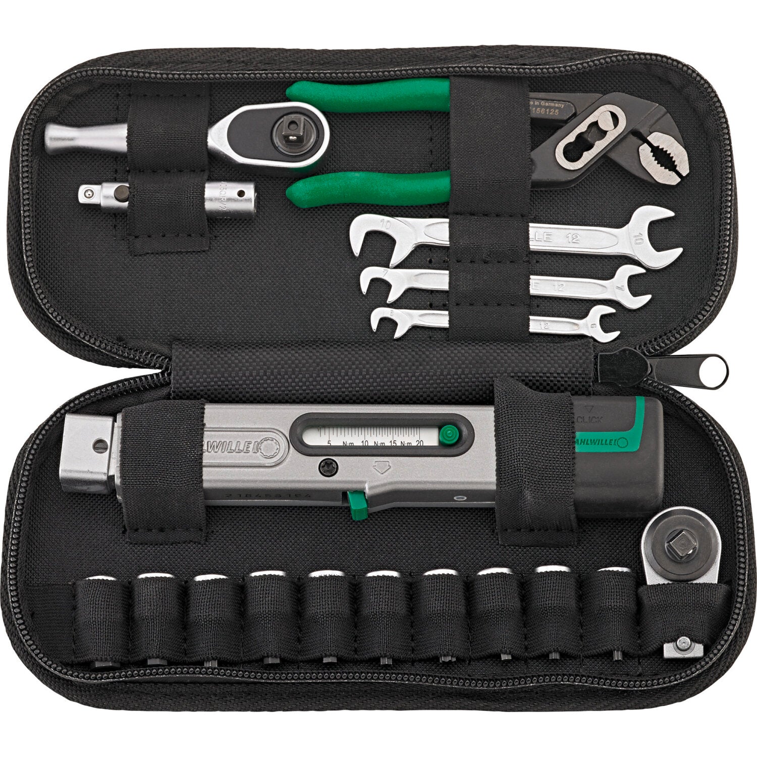 Stahlwille 96500002 Professional Bicycle Tool Set - 18-Piece Bike Repair Kit for Home & Workshop Use - Perfect for Cycling Enthusiasts & Mechanics