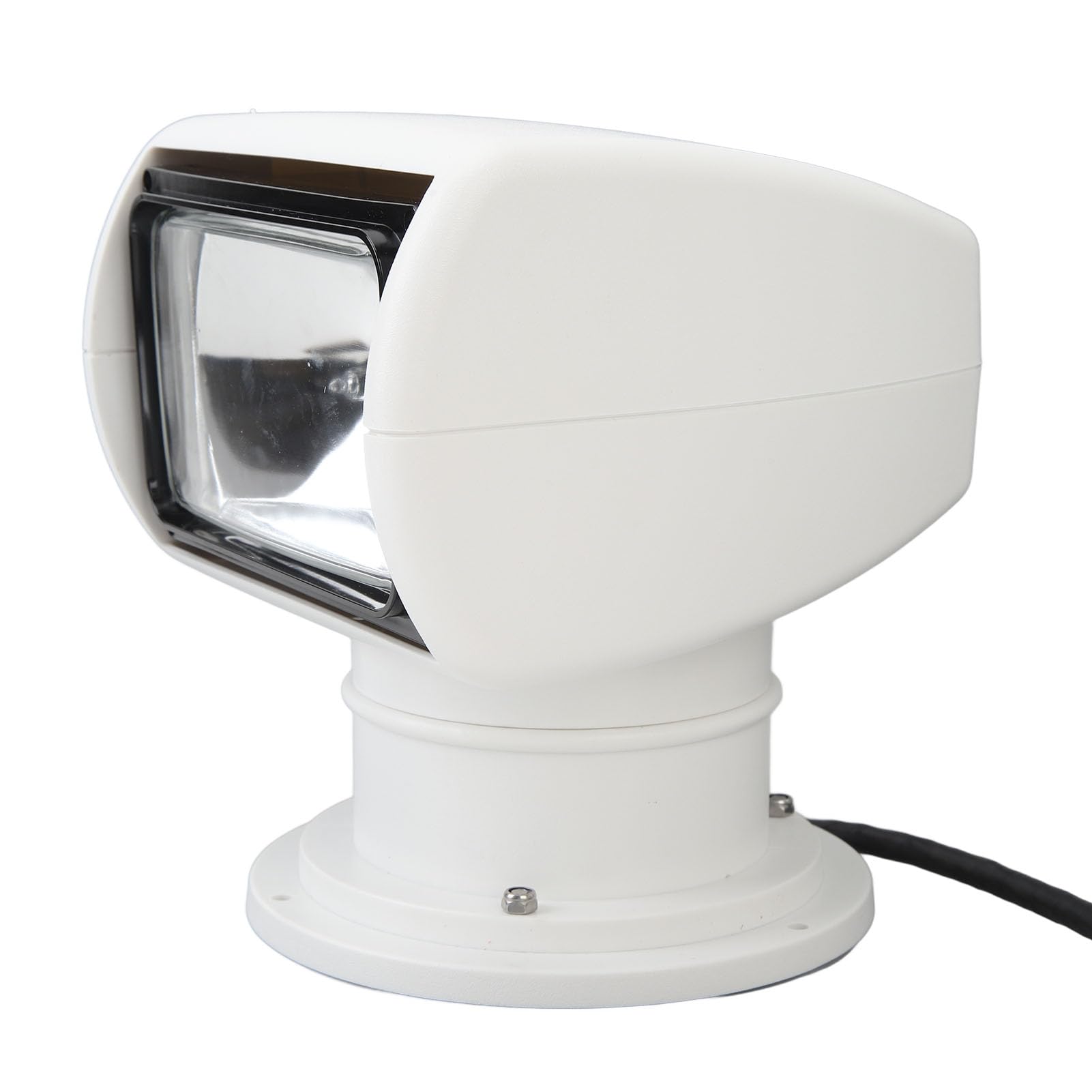 360° Rotating IP67 Waterproof Marine Spotlight - Halogen Searchlight with Remote Control for Yachts & Fishing Boats (12V) | Oxidation Resistant, Omnidirectional Lighting | Perfect for Night Navigation, Offshore Fishing & Emergency Situations