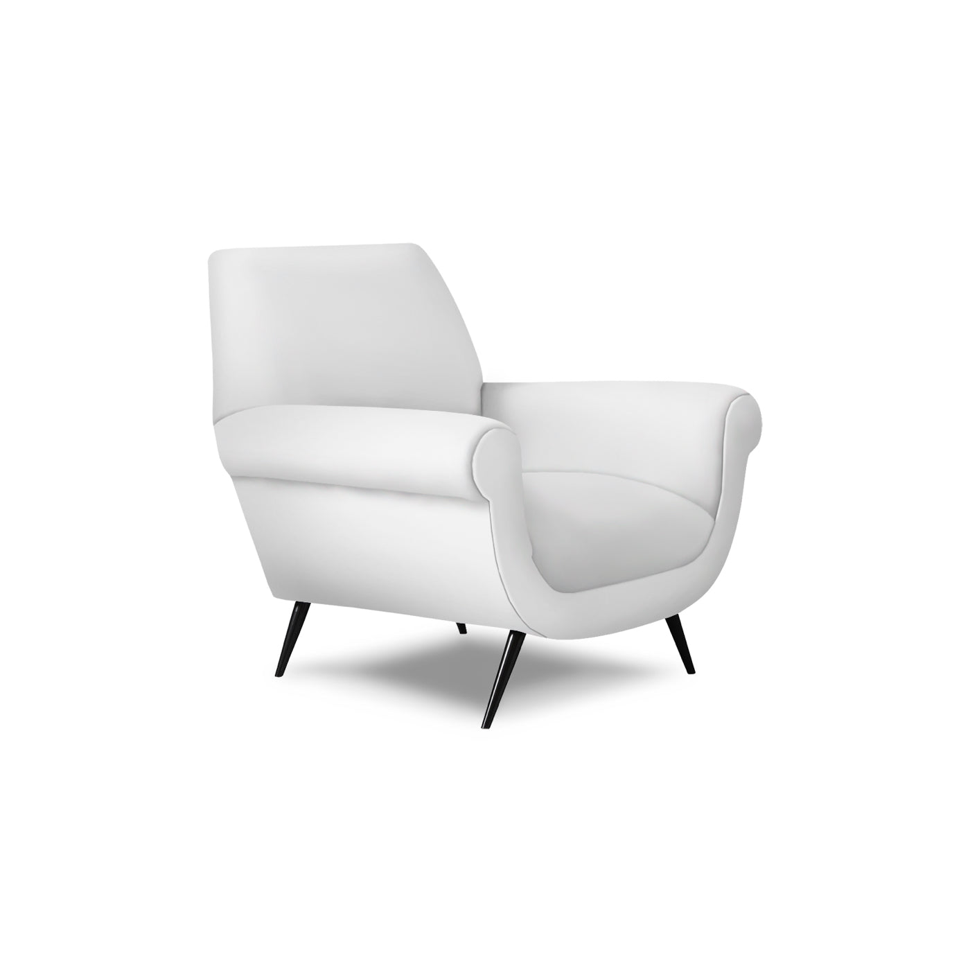 Marcello Lounge Chair - Modern Comfortable Accent Chair for Living Room, Bedroom, or Office - Perfect for Relaxing, Reading, and Entertaining Guests