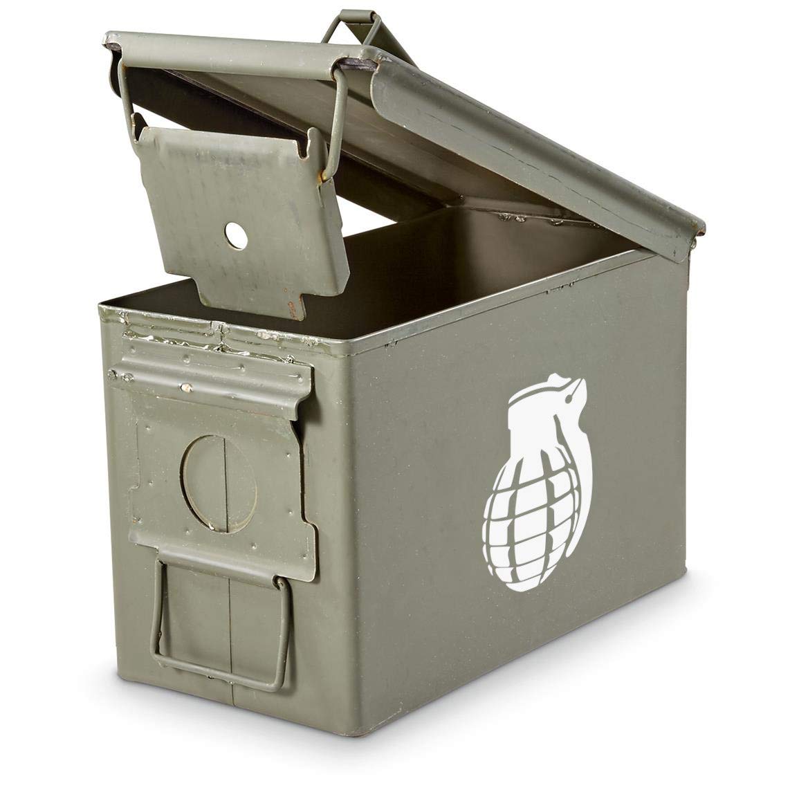 Hand Grenade Decal Sticker - Waterproof Vinyl for Car Windows, Yeti Tumblers, Ammo Cans, Laptops & More | Military Style Decor for Home, Office & Outdoor Gear