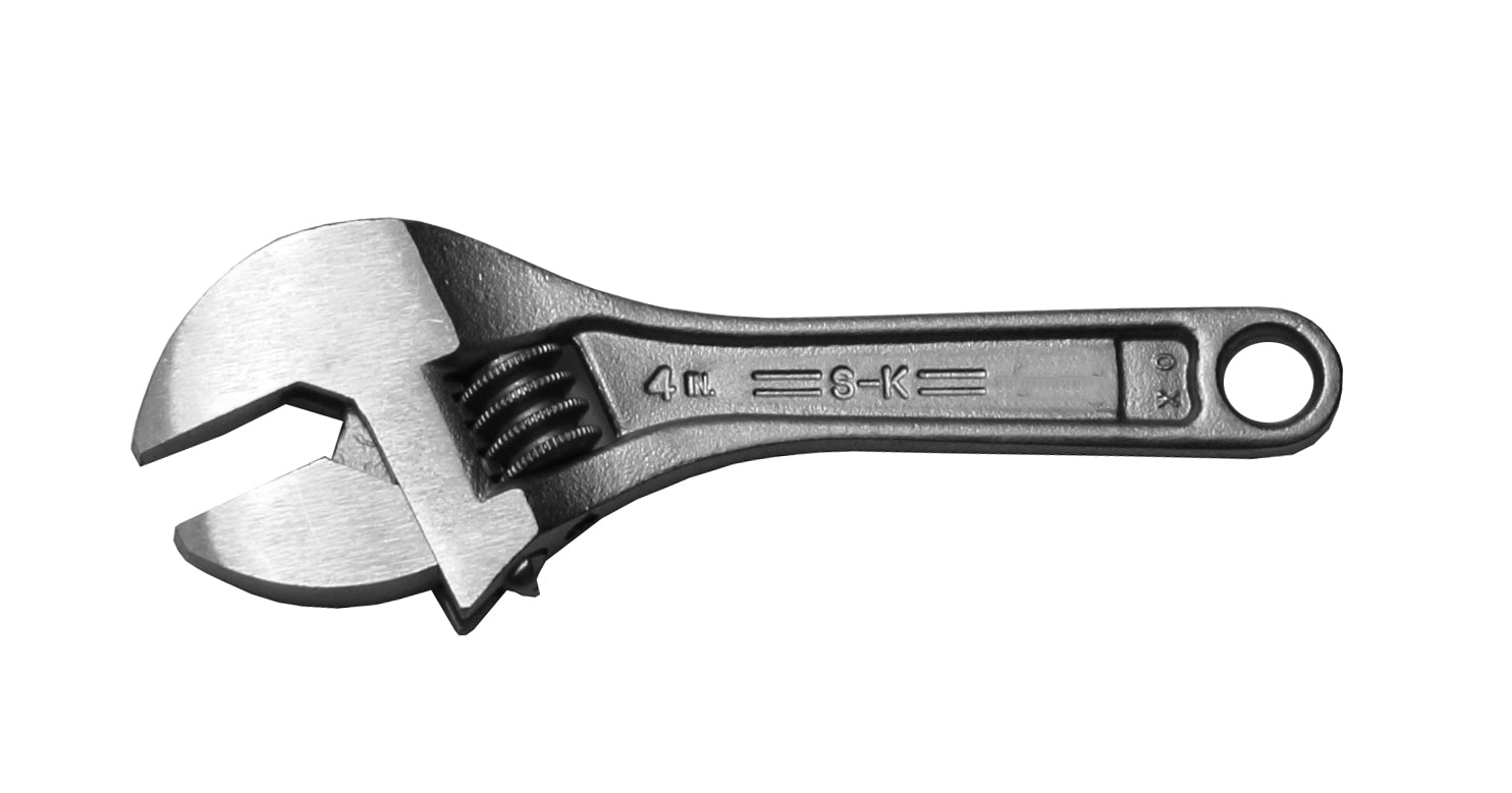 4-Piece Adjustable Wrench Set - Chrome Vanadium Steel, Non-Slip Grip - Perfect for Plumbing, Automotive Repairs & DIY Home Projects