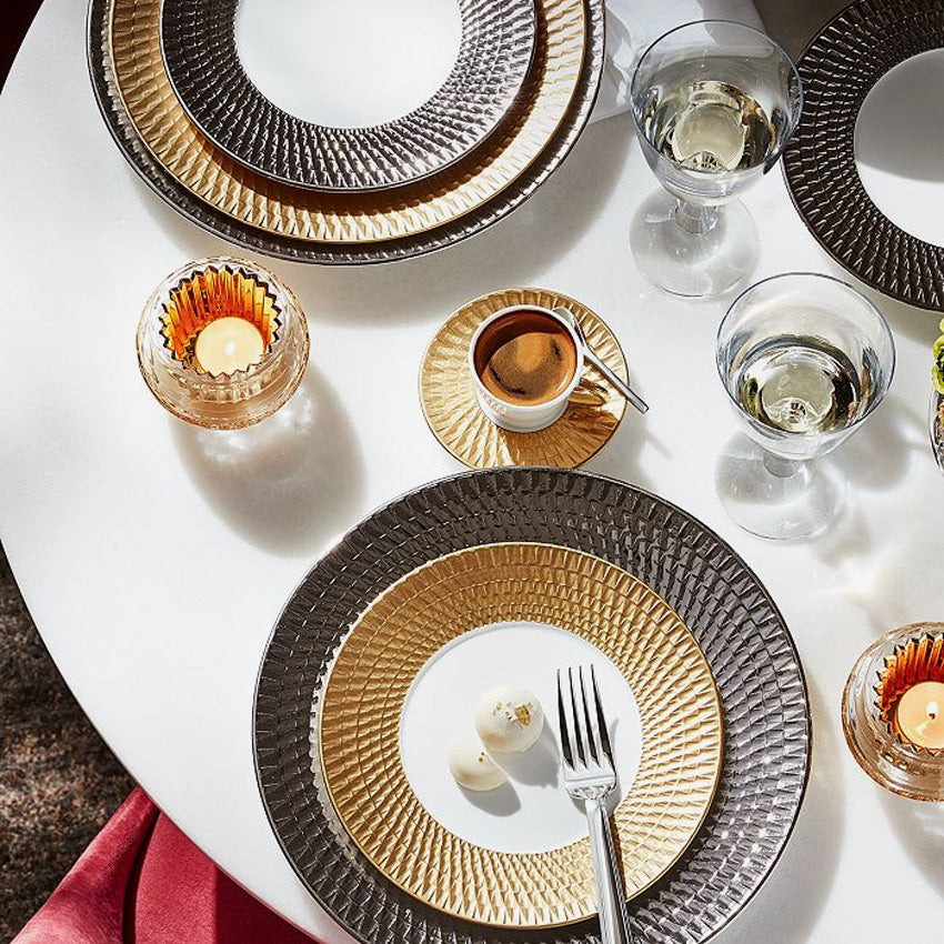 Bernardaud Twist or Plate - Elegant French Dinnerware Set for Fine Dining & Special Occasions | Perfect for Weddings, Anniversaries & Holiday Entertaining
