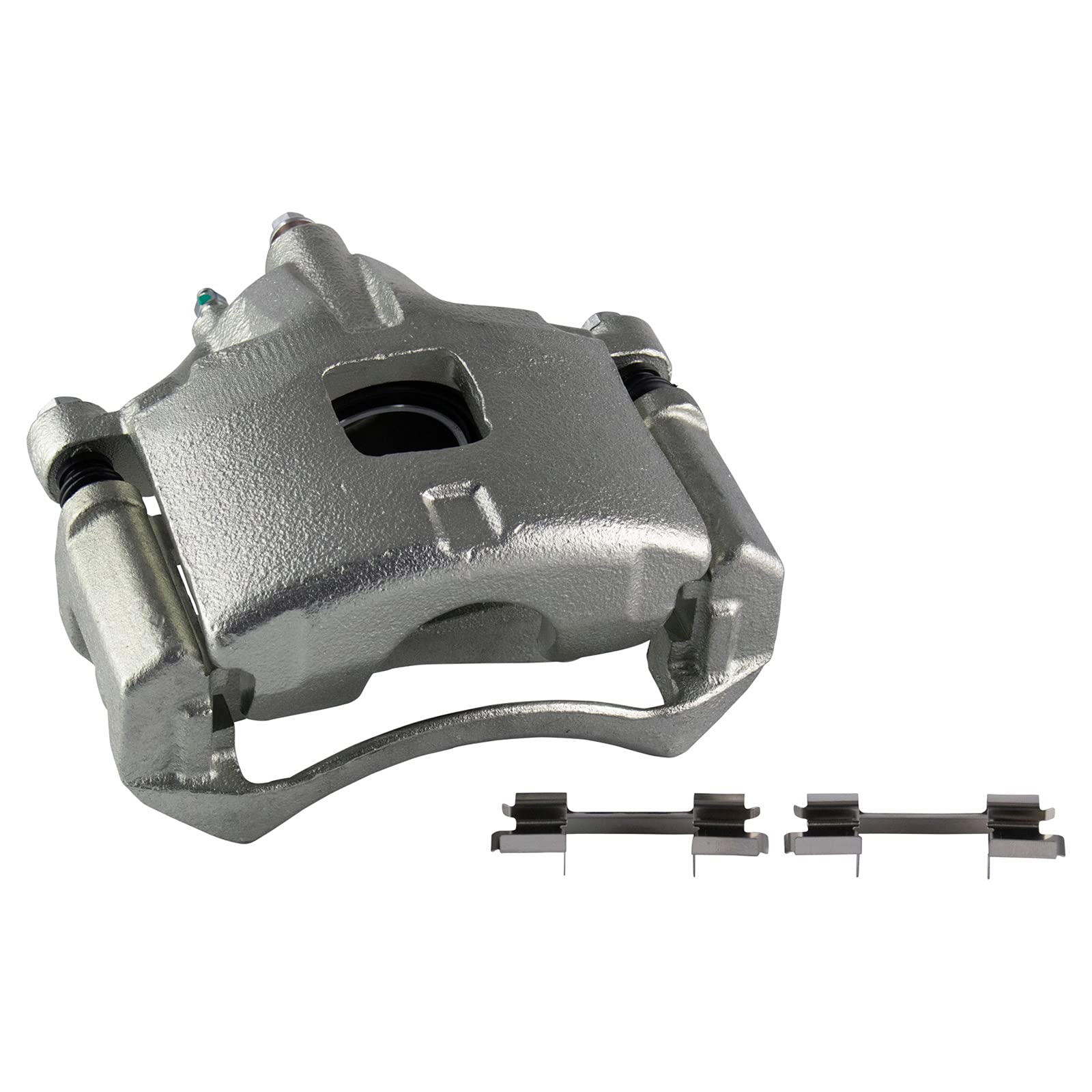 TRQ Front Performance Brake Pad & Rotor Kit - Semi-Metallic Vented G-Coated Brake Caliper Set for 2000-2003 Pontiac Bonneville - Perfect for High-Performance Driving & Daily Commutes