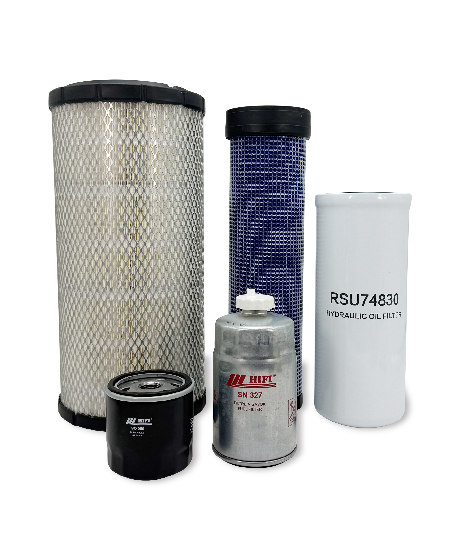 HERO® Maintenance Filter Kit for Gehl 5635SX Series II Skid Steer Loader - Air, Oil & Hydraulic Filters Replacement - Perfect for Construction & Farm Equipment Maintenance