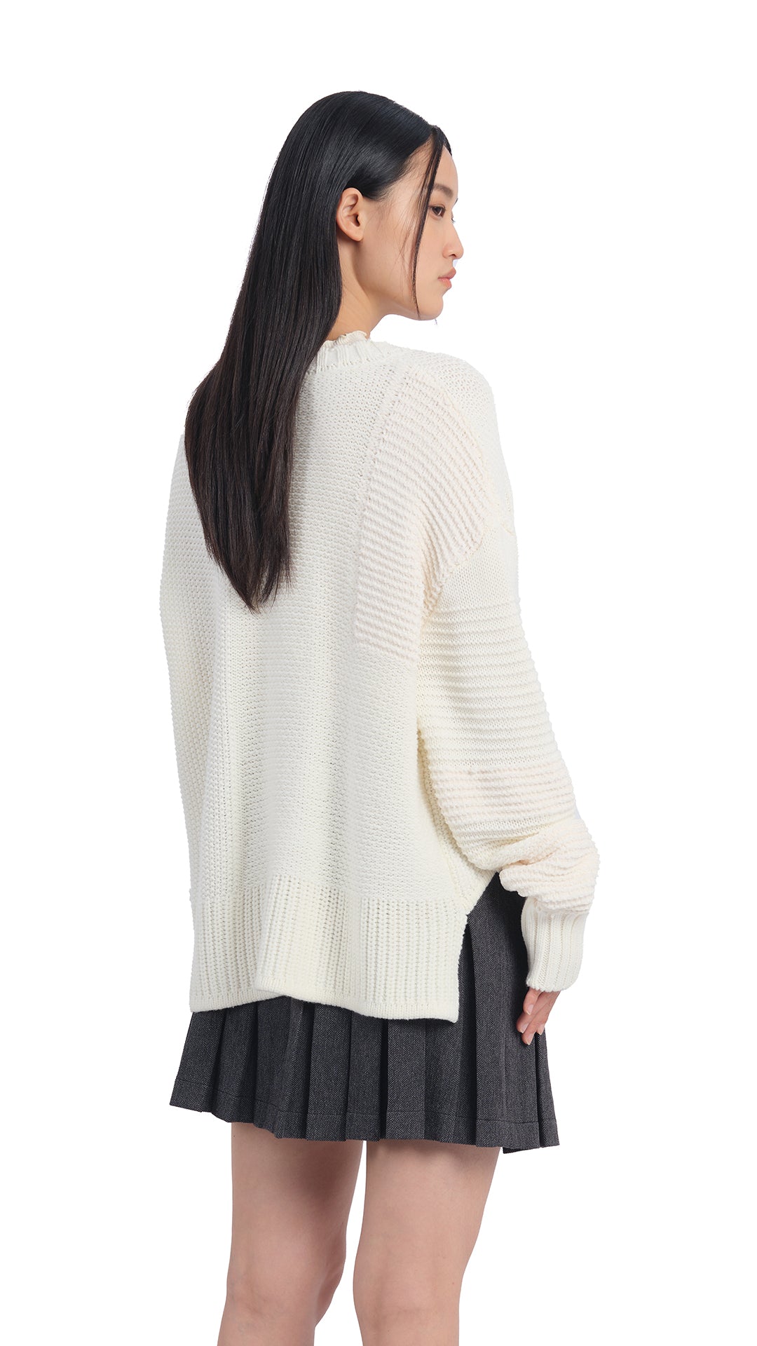 Stylish Patchwork Sweater for Women | Trendy Knit Pullover | Cozy Winter Fashion | Perfect for Casual Outings & Holiday Gatherings