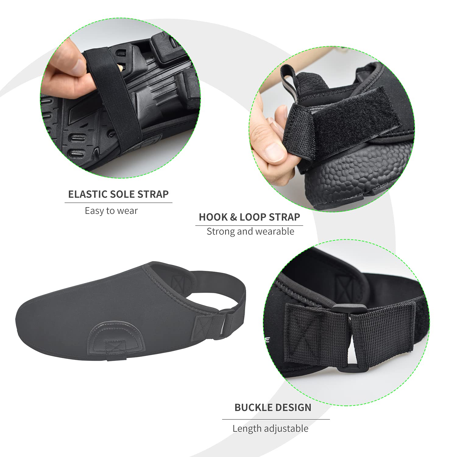 Motorcycle Gear Shift Pads - Windproof Protective Riding Shoe Covers for Motorbike Boots, Warm & Durable Accessories (Black) - Ideal for Cold Weather Riding & Long-Distance Motorcycle Trips