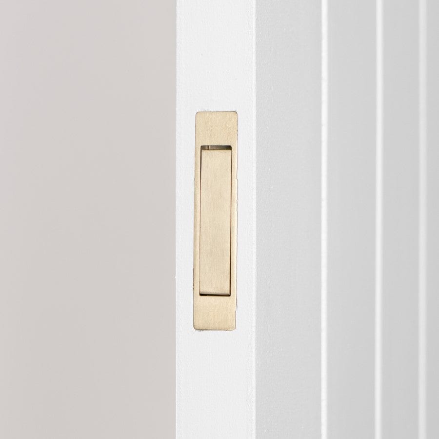 Concealed Hook Pull Handle - Warm Brushed Nickel Finish for Cabinet, Drawer & Furniture - Perfect for Home & Office Organization