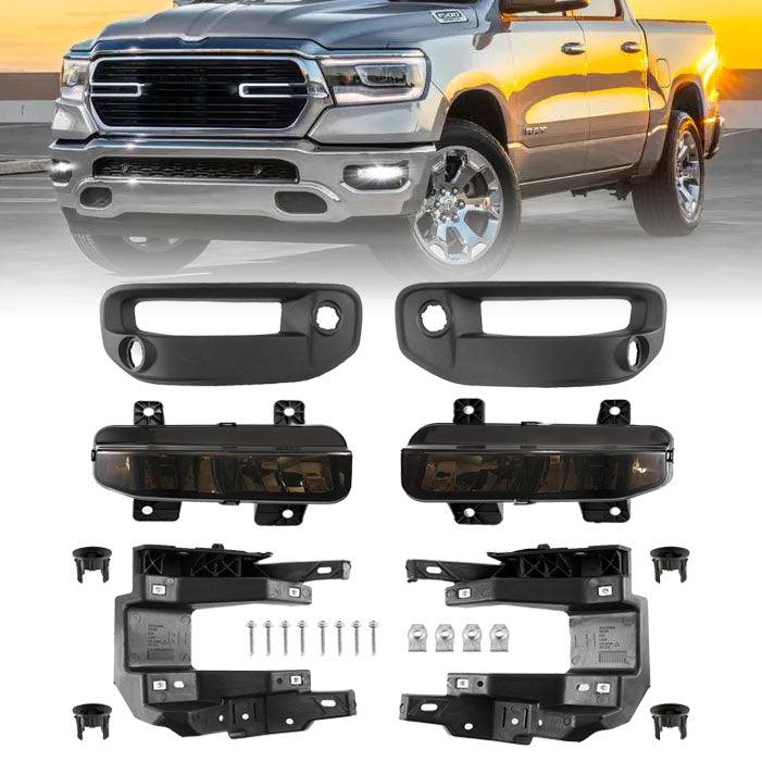 High-Performance LED Fog Light Kit - Direct Replacement for Dodge Ram 1500 (2019-2022) - Durable Bumper Driving Lights for Off-Road & Nighttime Visibility