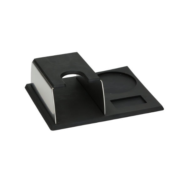 Premium MOTTA Tamper Mat with Portafilter Holder - Non-Slip Espresso Accessory for Baristas & Home Coffee Brewing - Perfect for Espresso Machines & Coffee Workstations