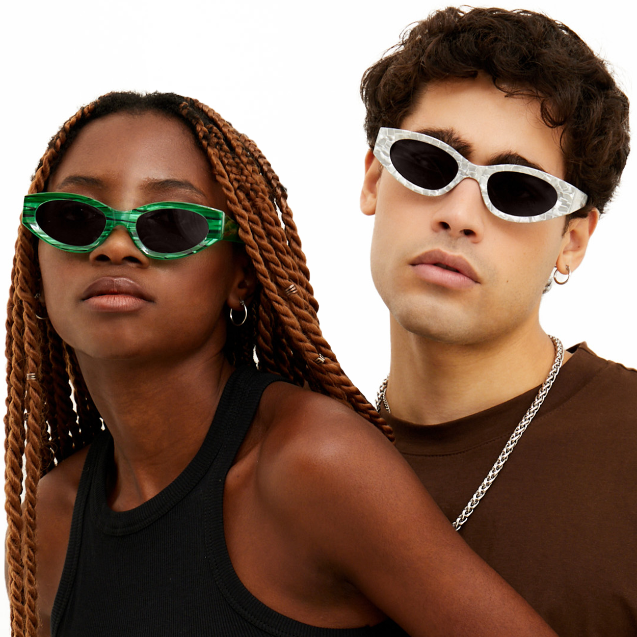 Kat x Money Moves Green Prescription Glasses - Stylish & Comfortable Eyewear for Work, Driving, and Outdoor Activities