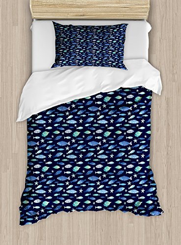 Navy Blue Seafoam