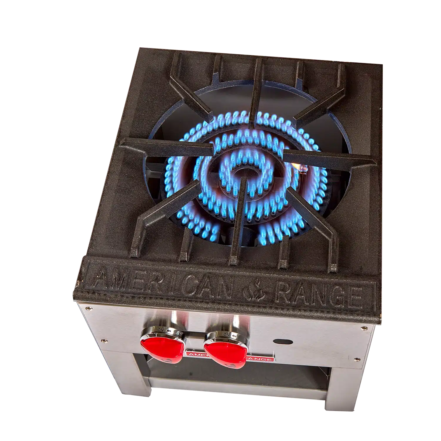 ARSP 18 Stock Pot Range Gas Stove with 3-Ring Burner & Cast Iron Top Grate - Heavy Duty Commercial Cooking for Restaurants, Catering & Outdoor Events
