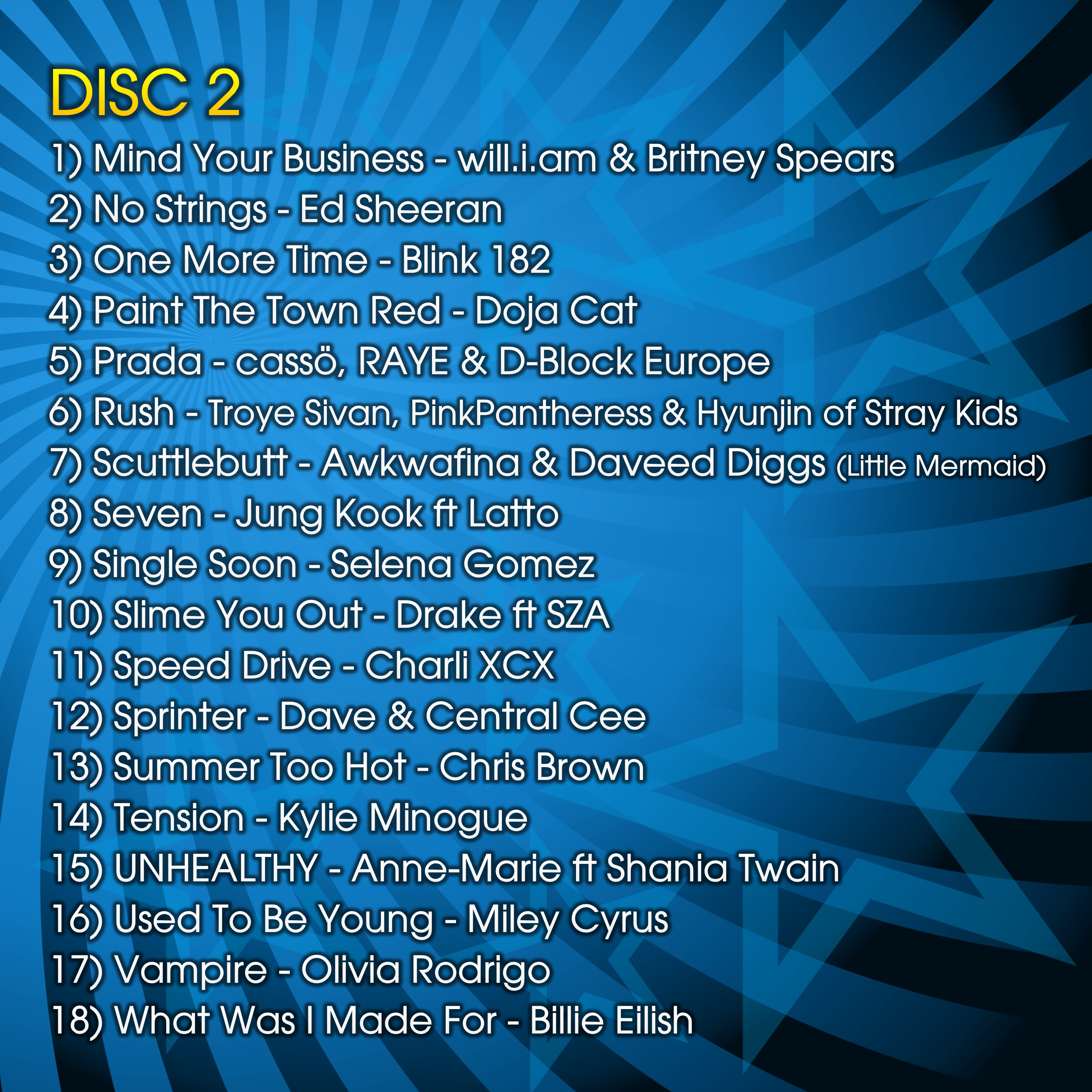 Mr Entertainer Karaoke Chart Hits Update Autumn 2023 - Latest Popular Songs for Home Parties & Entertainment