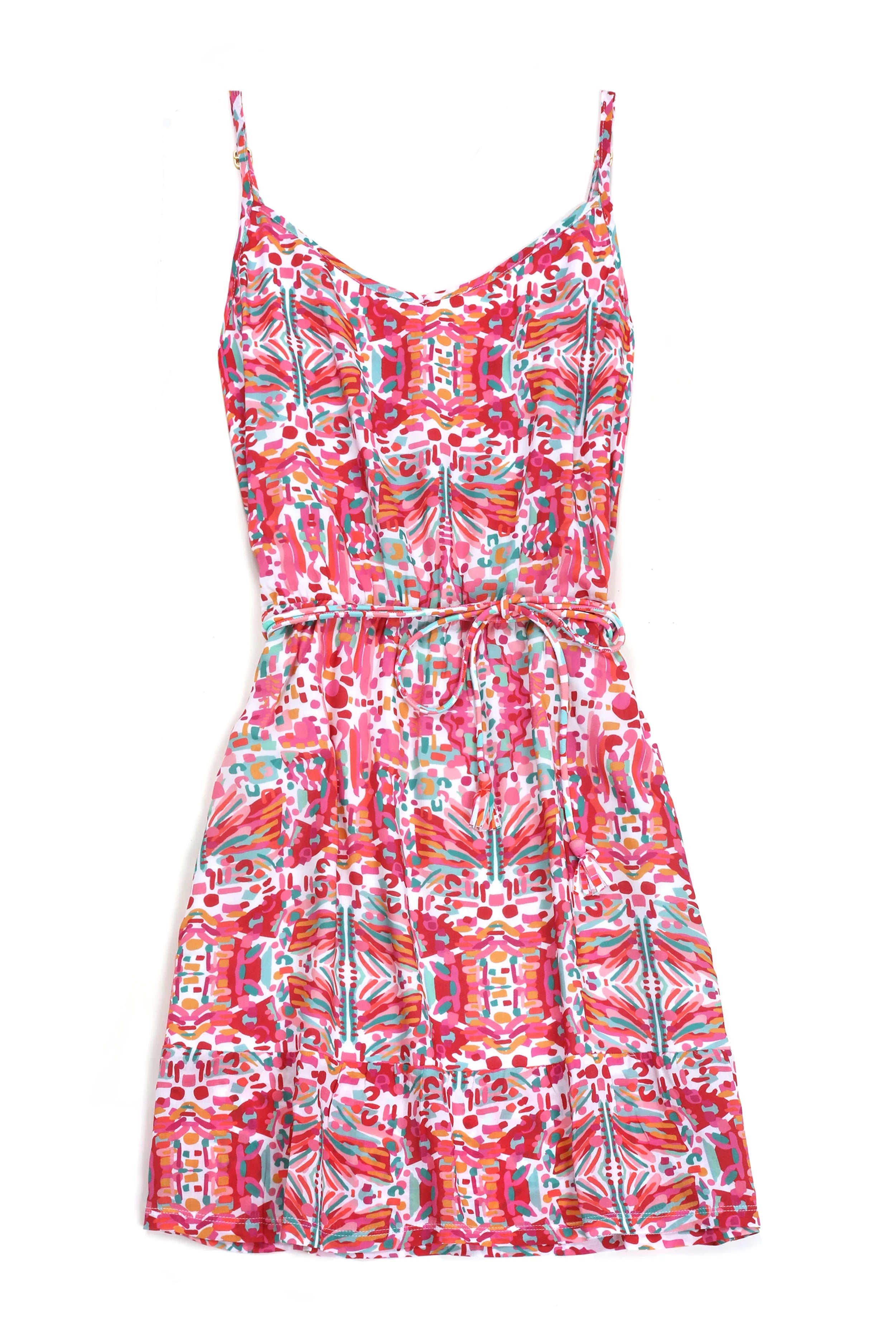 Maya Sundress | Jungle Print Maxi Dress for Women | Beach Vacation, Summer Party & Boho Outfit