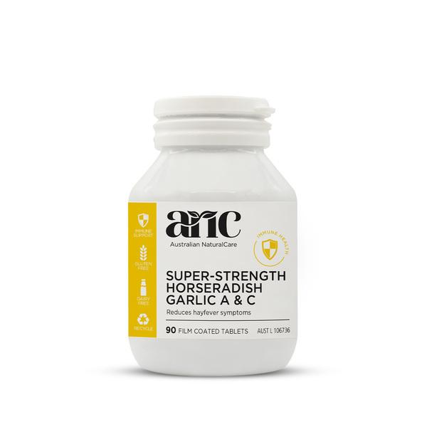 Australian Natural Care Super Strength Horseradish Garlic with Vitamins A & C - Immune Support Supplement for Cold & Flu Season, Cooking & Wellness Boost