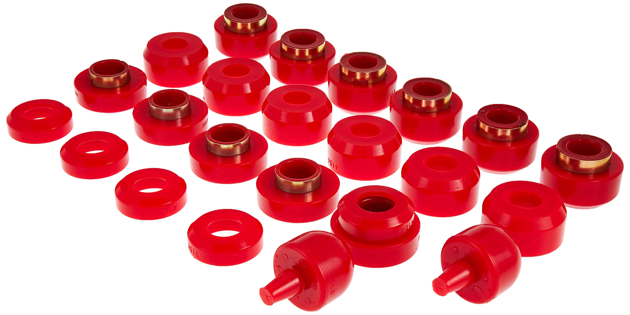 Energy Suspension 2.4107R TJ Body Mount Set - Durable Polyurethane Bushings for Jeep Wrangler TJ & LJ (1997-2006) - Perfect for Off-Roading & Smooth Ride Comfort