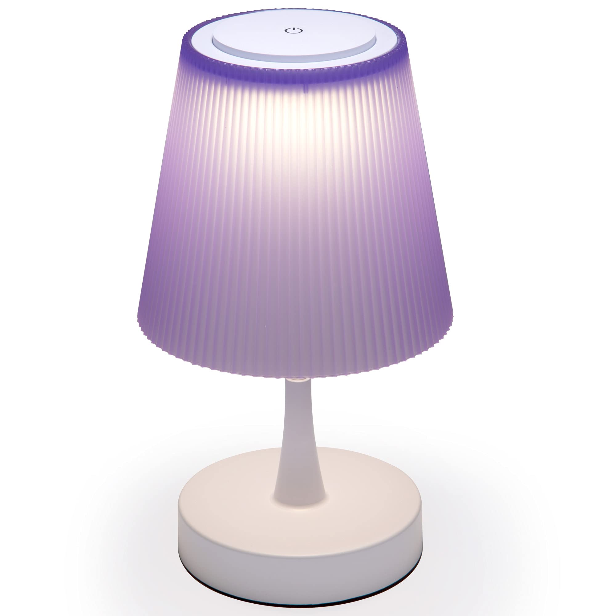 **Purple Nightstand Lamp for Girls Bedroom - Modern USB Table Lamp with 3-Level Touch Dimmer, Cute Kids Room Lighting for Nursery, Bedside & Study Desk - Perfect for Reading, Relaxing & Decor**