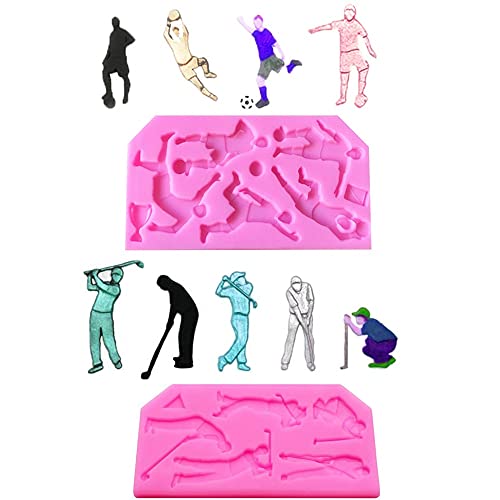 Football golf character mold