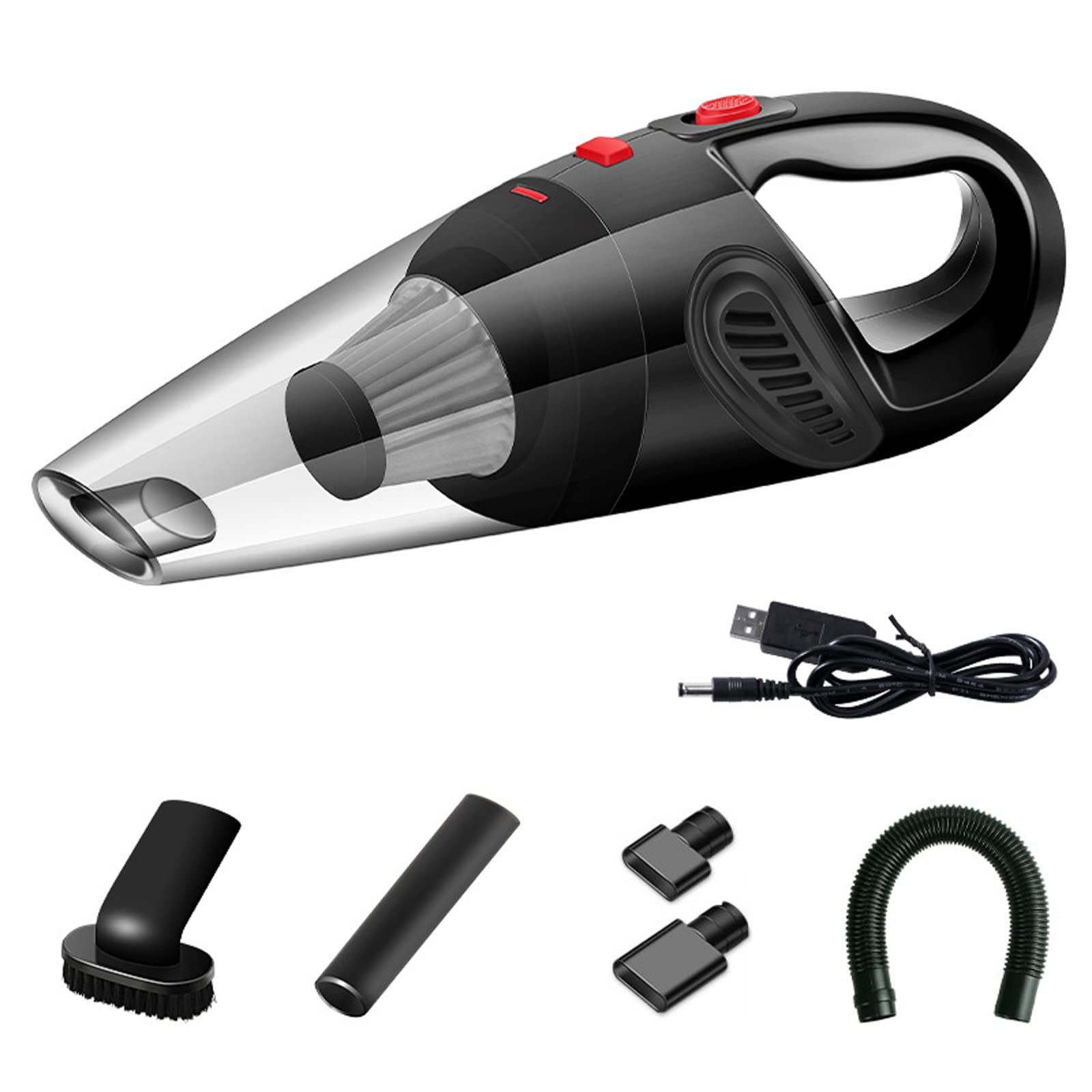 Portable Cordless Handheld Vacuum Cleaner - 120W High Power, 6000Pa Strong Suction for Wet & Dry Cleaning - Ideal for Home, Car, Office & Pet Hair Removal | Quick Cleaning Solution for Floors, Carpets & Upholstery