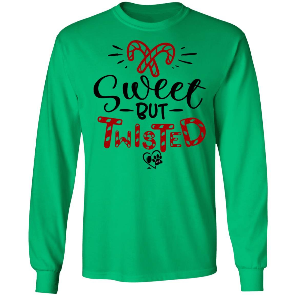Sweet But Twisted Long Sleeve Ultra Cotton T-Shirt | WineyBitches.Co | Comfortable & Stylish Women's Top for Casual Wear, Parties & Gifts
