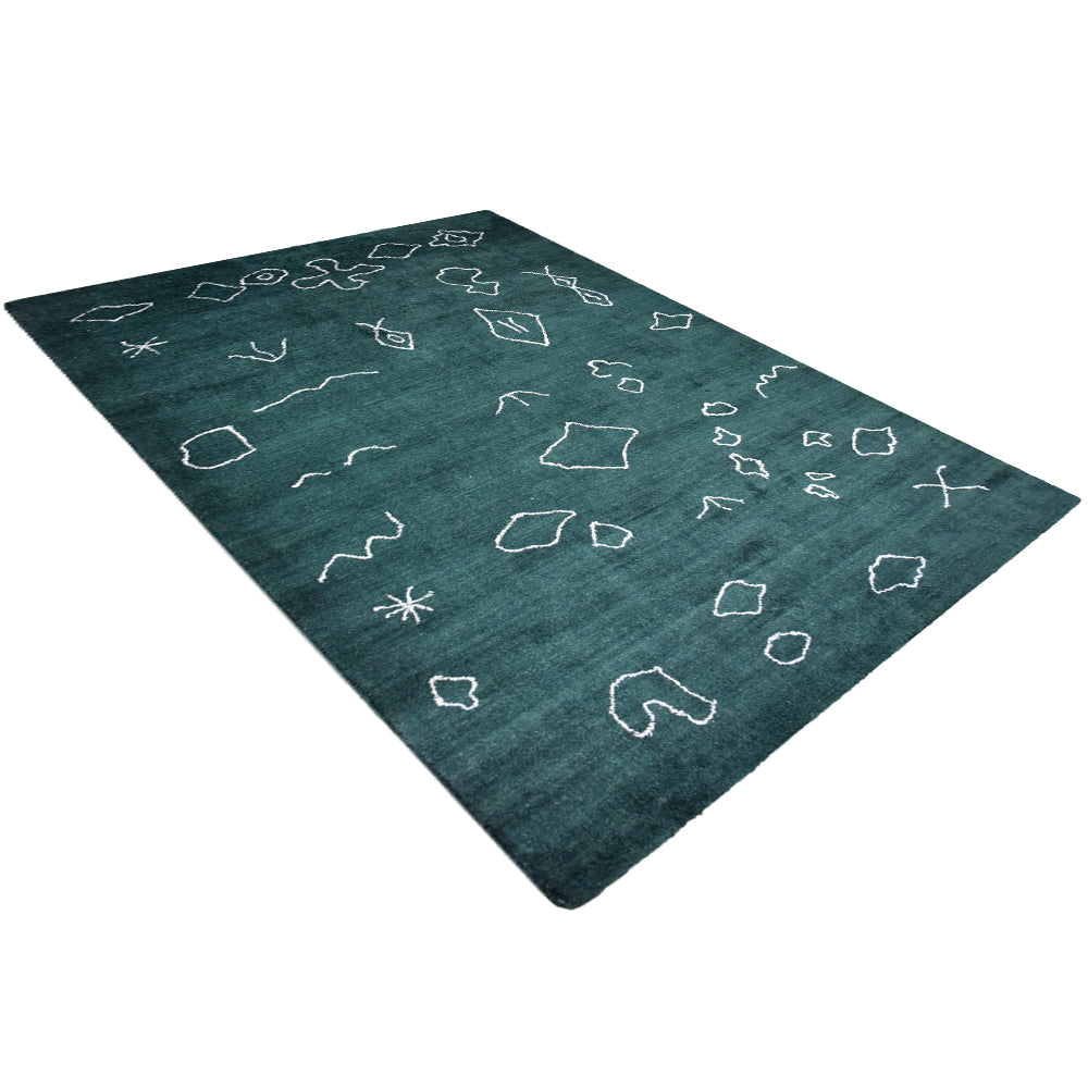 Hand Knotted Reflection Rug - Premium Bohemian Style Area Rug for Living Room, Bedroom & Home Decor - Soft & Durable Floor Covering for Cozy Spaces