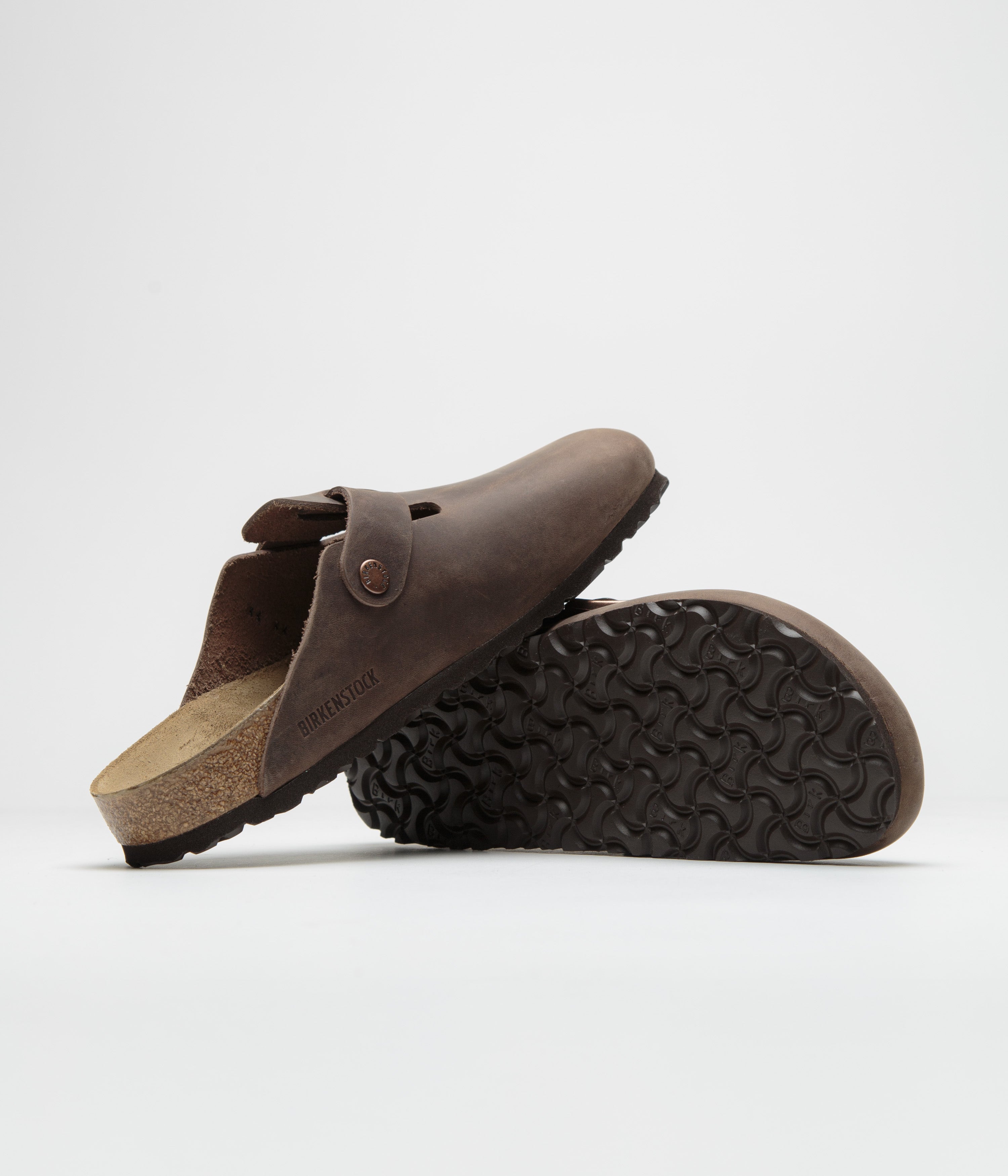 Birkenstock Boston Narrow Sandals in Habana - Comfortable Cork Footbed Clogs for Men & Women - Perfect for Home, Office and Casual Outings