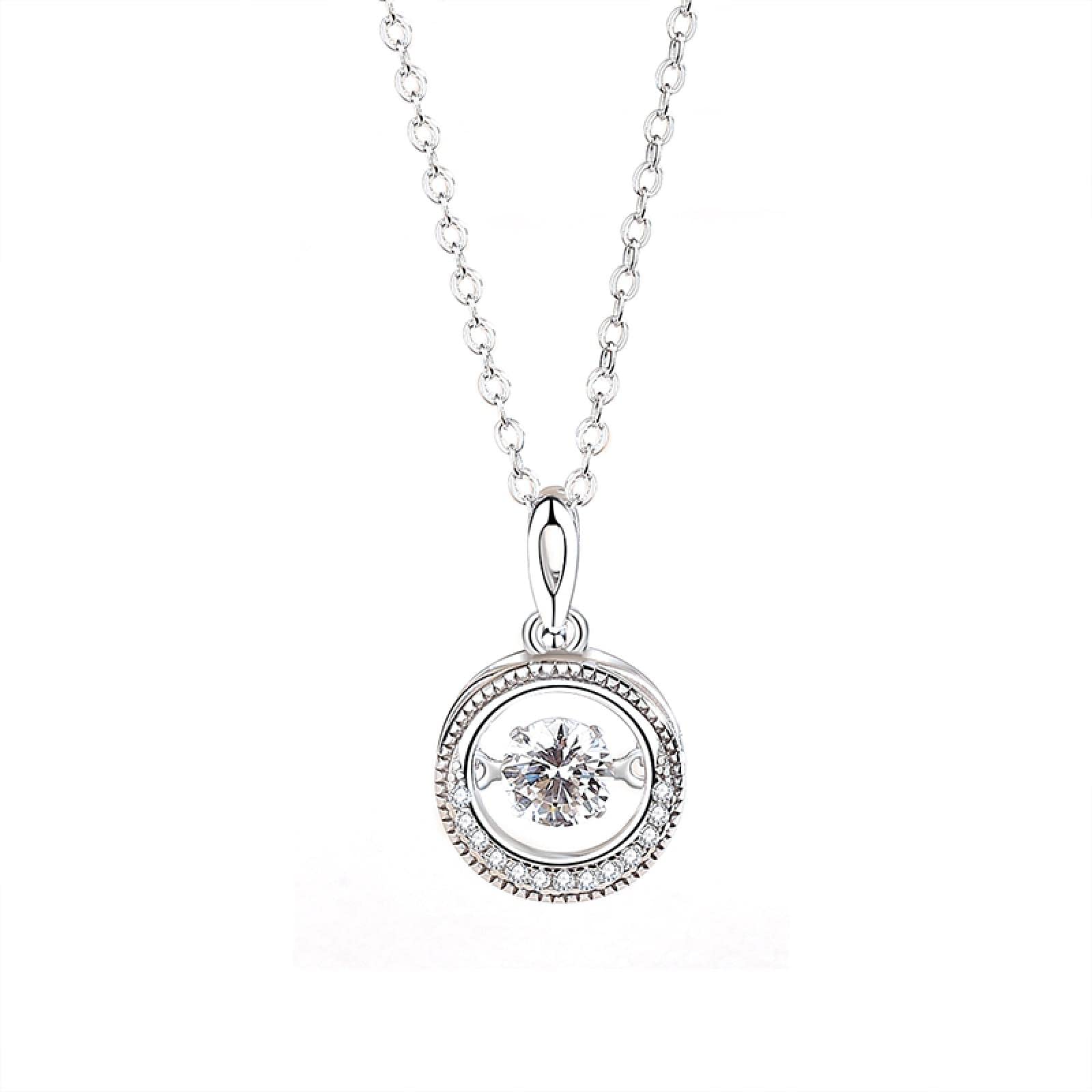 925 Sterling Silver Necklace for Women - Elegant Zircon Clavicle Chain | Perfect for Casual Wear, Date Nights & Special Occasions