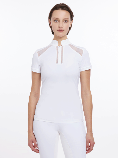 Camille Short Sleeve Show Shirt by LeMieux - Elegant Equestrian Competition Top for Women - Perfect for Horse Riding Shows & Dressage Events