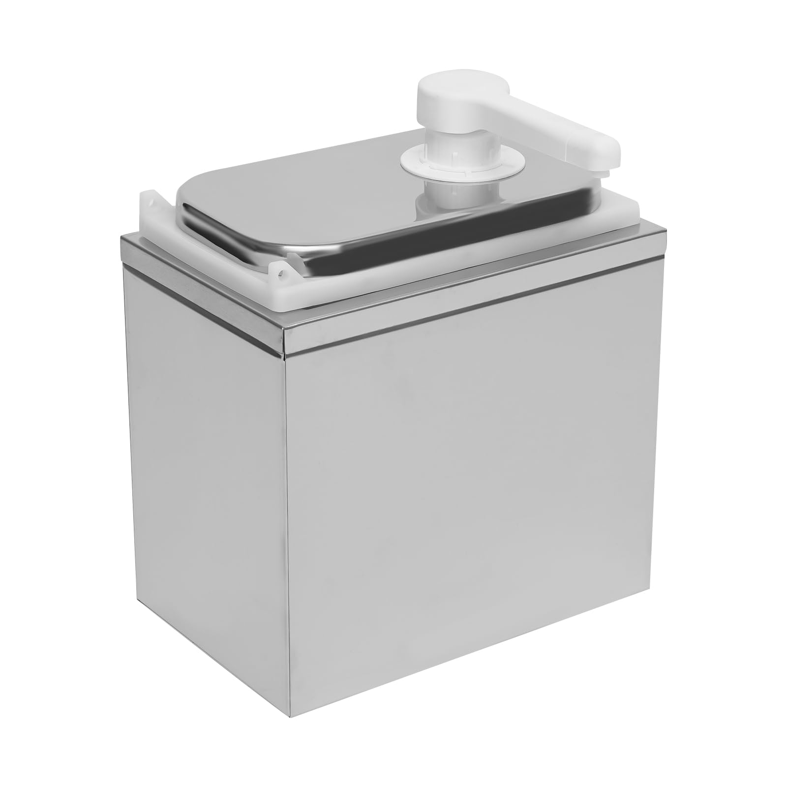 Stainless Steel Condiment Pump Dispenser for Ketchup, Salad & Jam - Single Head