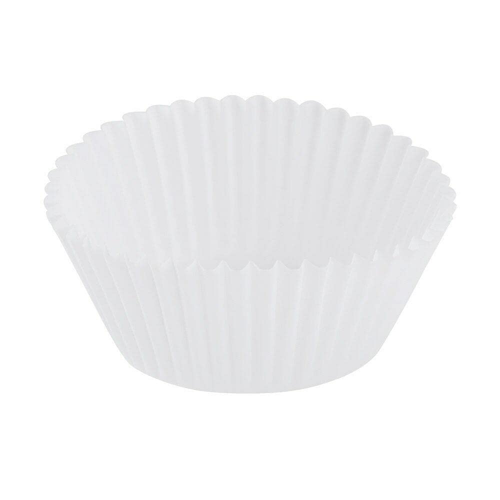 10000-Pack White Fluted Baking Cups - Disposable Cupcake Liners for Muffins, Cupcakes & Baking | Oven-Safe, Non-Stick Bakeware for Home & Commercial Use