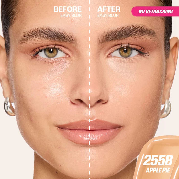 HUDA BEAUTY Easy Blur™ Natural Airbrush Foundation with Niacinamide - Lightweight, Buildable Coverage for Flawless Skin | Perfect for Everyday Wear & Special Occasions